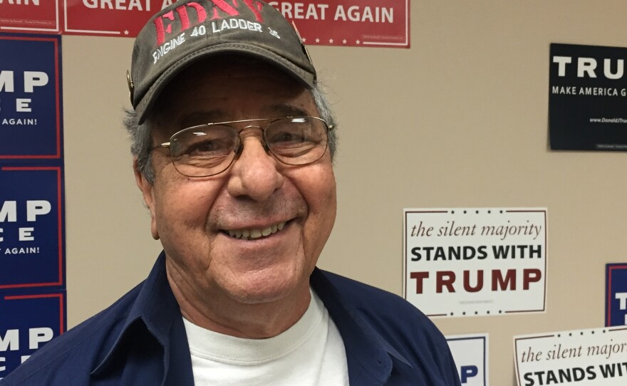 John Delaberta is a retired businessman. He supports building a wall on the U.S.-Mexico border.