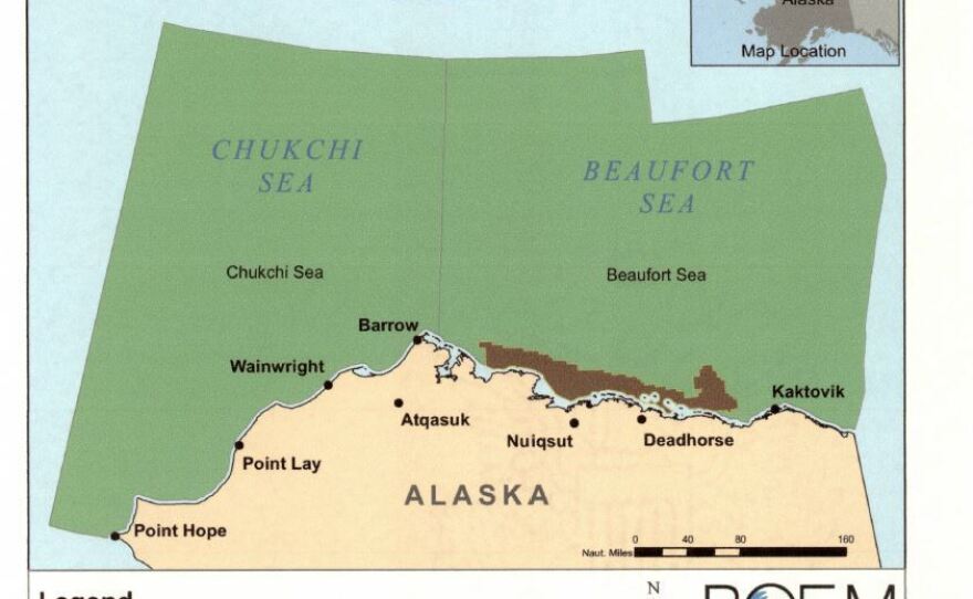 This map shows the area that the U.S. has designated as indefinitely off-limits to offshore oil and gas leasing.
