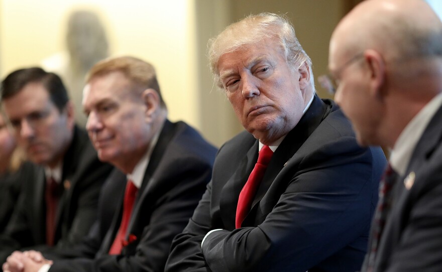 President Trump meets with leaders of the steel and aluminum industries at the White House last week.