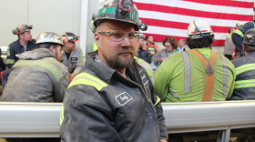 Coal miner Craig Williams waits on a break from his job at Consol Energy's Harvey Mine, in Sycamore, Pa. "We're one of the last industries around and hope to keep it that way," he says.