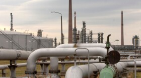 FILE - A general view of a pumping station at the end of the Druzhba oil pipeline in the east German refinery PCK in Schwedt, Wednesday, Jan. 10, 2007.