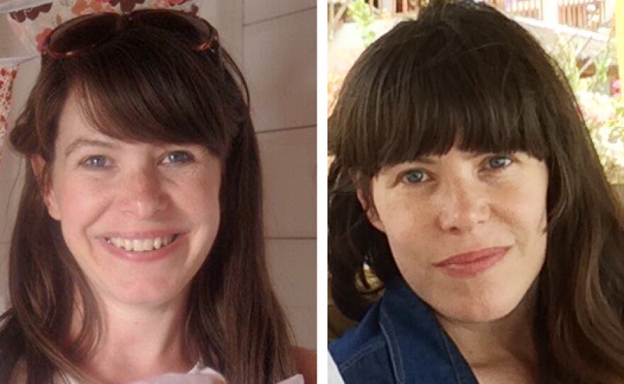 Joanne Gardner (left) and Sarah Gardner each had an ovary removed and frozen in 2012, when they were in their 30s. Now 44, the women had the ovaries reimplanted in June.
