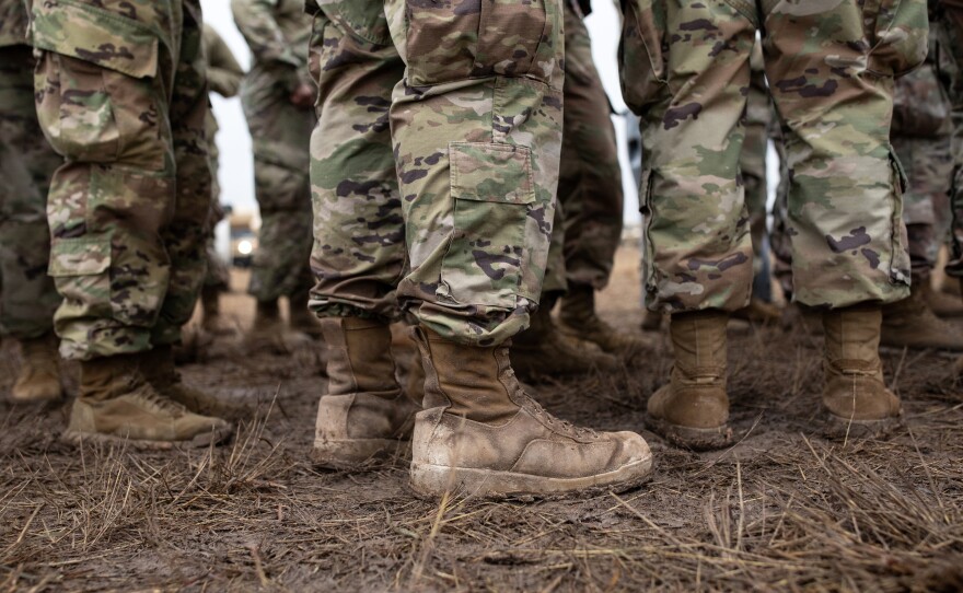 The Pentagon will take immediate steps to begin addressing discrimination in the armed forces, U.S. Defense Secretary Mark Esper said Wednesday. U.S. Army troops are seen here in Texas along the U.S.-Mexico border in November 2018.