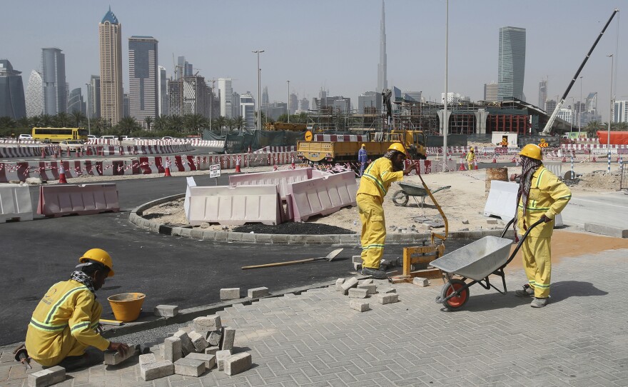 Governments in Arab countries have laws limiting the daytime hours that millions of low-paid migrant workers can work outside during the hottest months of the year. Even so, rights groups say <a href="https://www.amnesty.org/en/latest/news/2021/08/qatar-failure-to-investigate-migrant-worker-deaths-leaves-families-in-despair/">heat-related deaths do happen</a>.