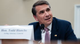 Acting Attorney General Todd Blanche testifies before the House Appropriations Committee, Tuesday, June 2, 2026 in Washington.