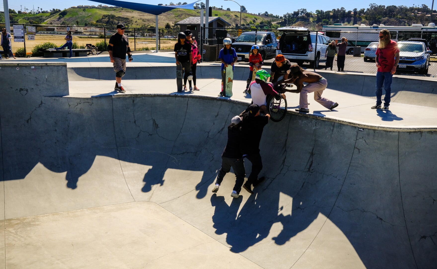 Extreme Wheelchair Skating In The Works For Fallbrook Skate Park KPBS Public Media