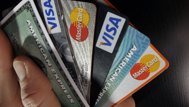 In this March 5, 2012 file photo, consumer credit cards are posed in North Andover, Mass.