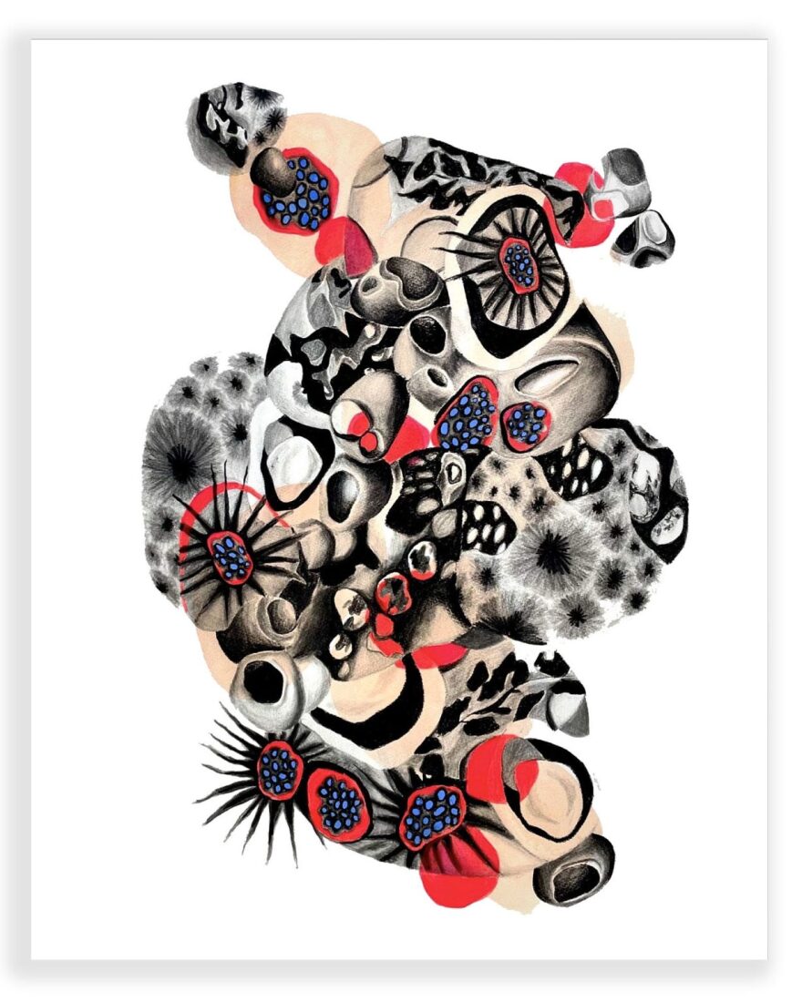 "Possibility II" is a work of art by Gabrielle Berens, on view at "Access" at Bonita Museum & Cultural Center.