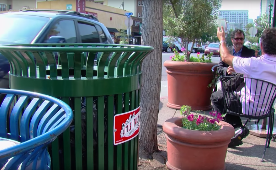 Following redevelopment, Little Italy got more trash cans, Aug. 24, 2016.
