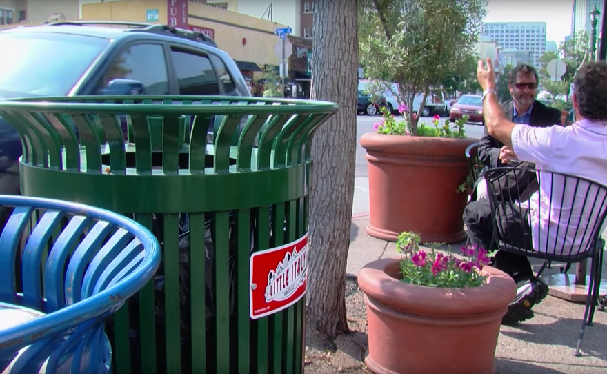 Following redevelopment, Little Italy got more trash cans, Aug. 24, 2016. 