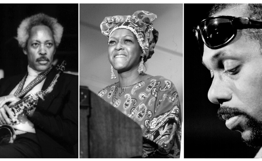 From left: Sonny Stitt in concert in 1974; Shirly Scott at the New York Jazz Festival in 1968; Walter Bishop, Jr., performing in 1968.