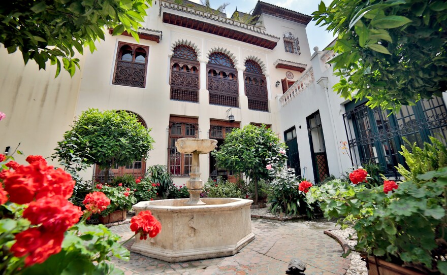 Tangier American Legation's main courtyard.