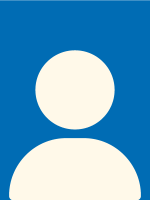 Profile Icon Blue Background