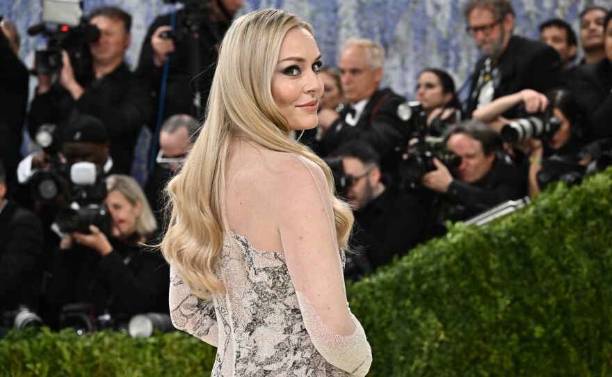 Lindsey Vonn arrives at The Metropolitan Museum of Art's Costume Institute benefit gala on Monday celebrating the opening of the "Costume Art" exhibition in New York City. The U.S. alpine skier is still recovering from a horrific crash at the Winter Olympics in February.