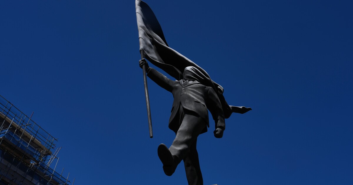 Banksy confirms new statue installed in central London is his work