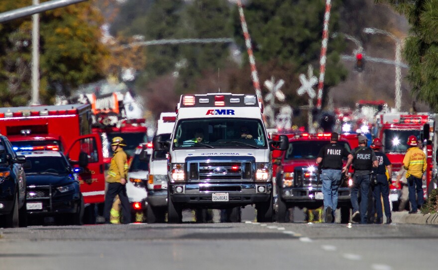 Fourteen people were killed and 17 wounded in the shooting at the center, a not-for-profit serving disabled clients, officials said.