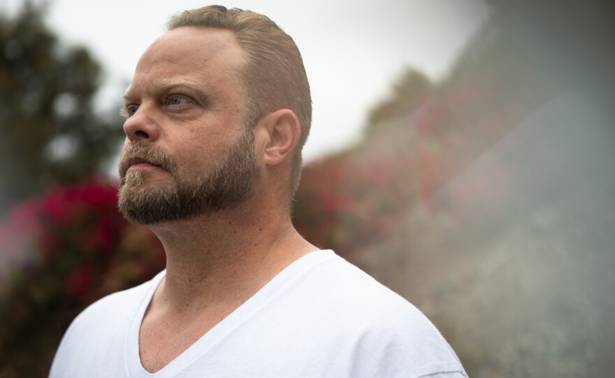 Jarrod Brooker, a former client at Veterans Village of San Diego, is shown at his home in San Diego, May 27, 2022.