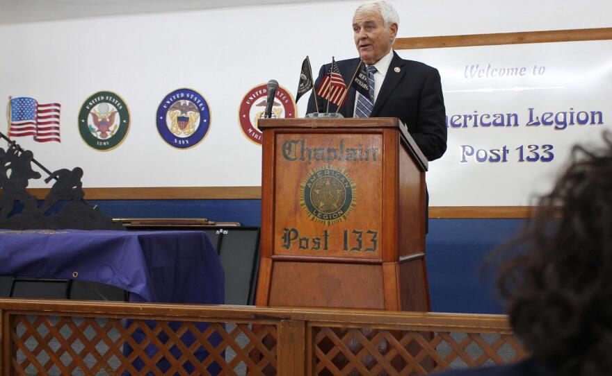 Rep. John Carter, R-TX, has been serving in Congress since 2003. Though he's not a veteran, he's talked a lot during his campaign about his support of the military.