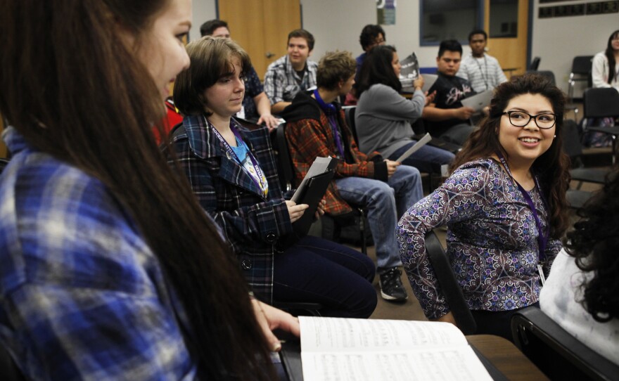 Before Alejandra Galindo, 17, was identified as gifted, she was identified as an ELL, or English Language Learner.