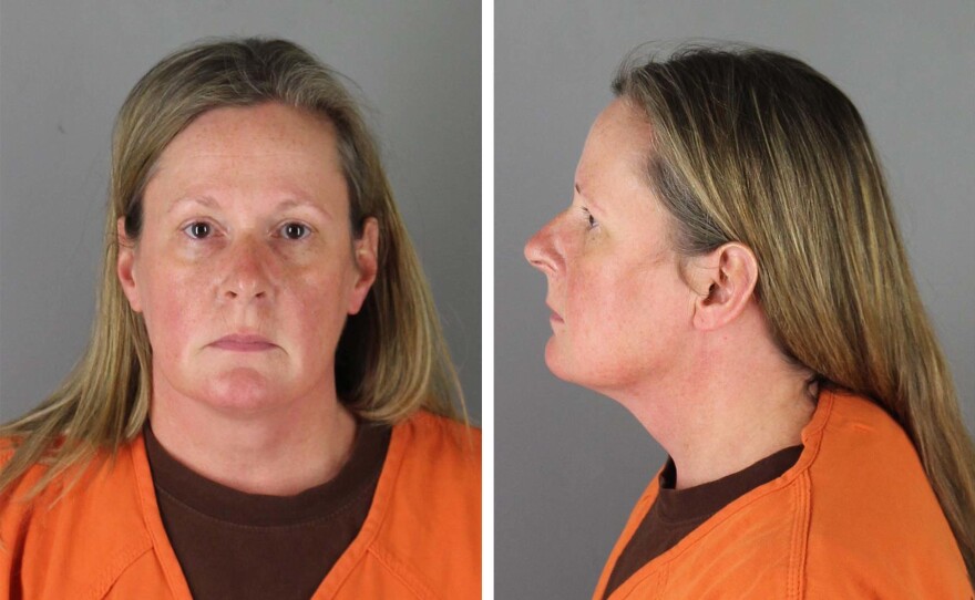 Kim Potter, the 49-year-old former police officer accused of manslaughter in the death of 20-year-old Daunte Wright.