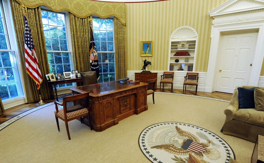 The Oval Office, not a corner office but pretty nice.
