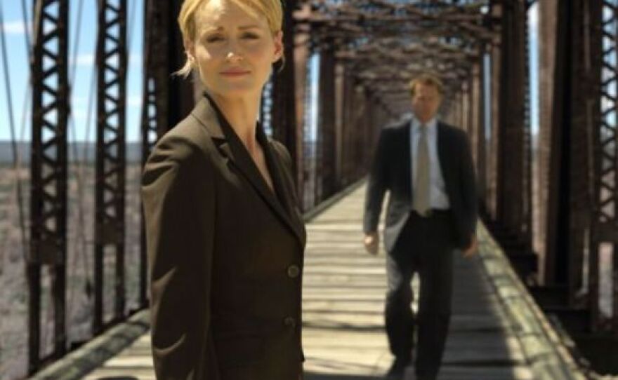 Taylor Schilling plays the heroine Dagny Taggart in <em>Atlas Shrugged: Part 1, </em>the film adaptation of Ayn Rand's epic 1957 novel.
