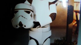 Andy Trimlett as boy stormtrooper. How cute is this?