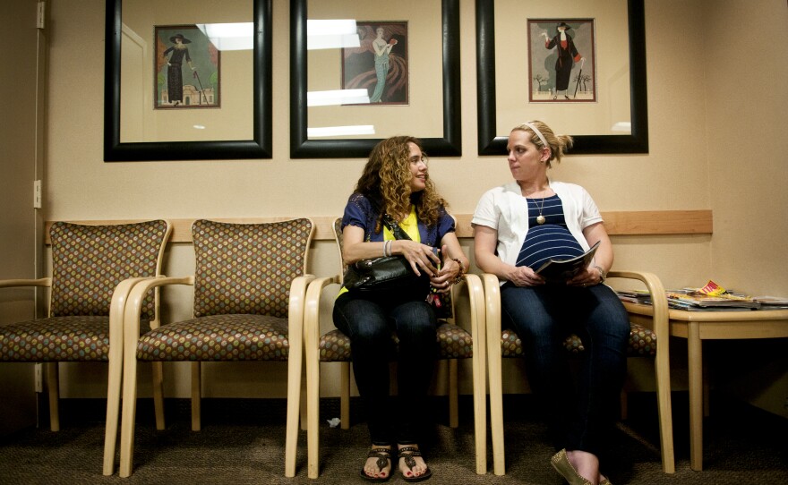 Morales and Costello discuss their birthing options and decide on a cesarian section, as it is a safer for women pregnant with twins.