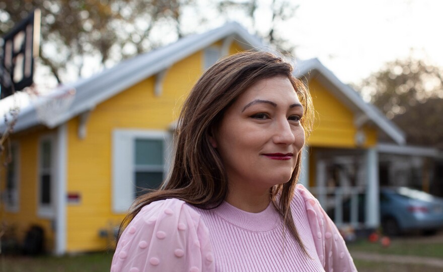 Ramona Bravo, a single mother of six, moved into a yellow house, and a fresh start, this past May. "For the first time, I am actually doing it all on my own," says Bravo, "working, paying the bills and doing it on my own."