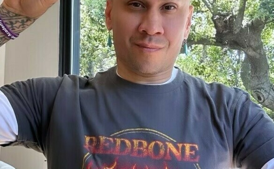 Taboo Nawasha of the Black Eyed Peas says Redbone "kicked down the door" for Native musicians like himself.
