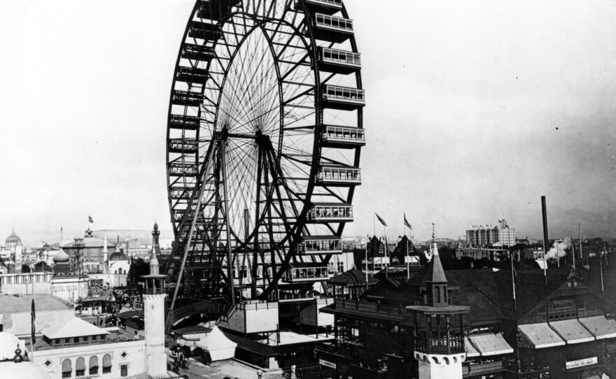 Jackson Park was home to the 1893 World's Fair. One of the fair's biggest attractions was a giant Ferris Wheel, which carried 1,400 people 250 feet into the air.