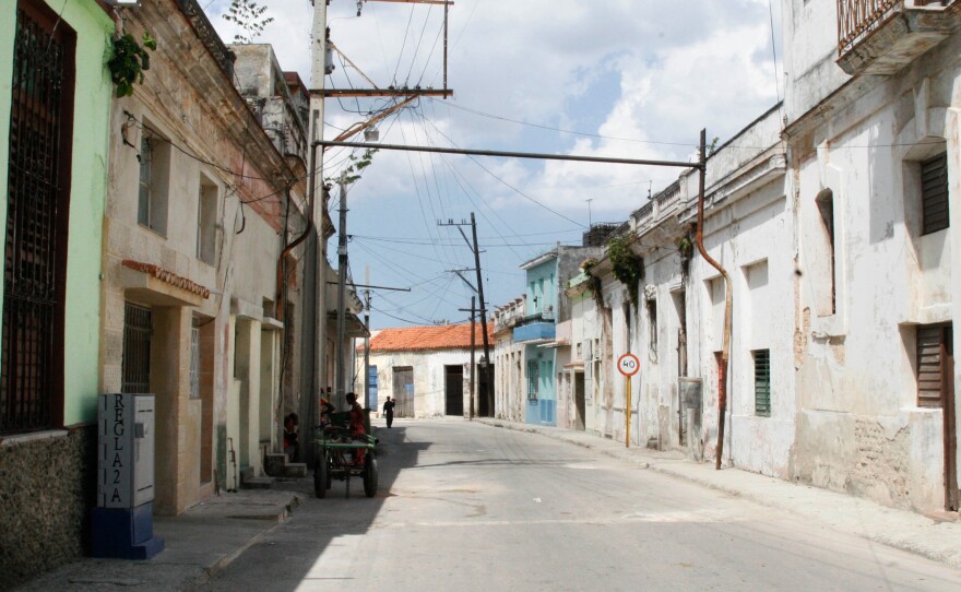 In Regla, many people don't have money for cars. If they do have cars, they don't have money for gas, so the streets are mostly desolate.