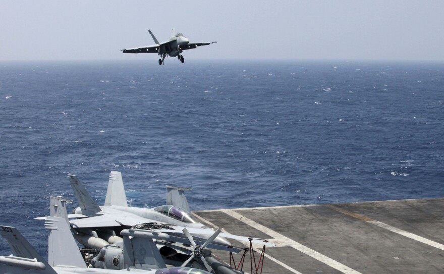 The Carl Vinson Strike Group set sail for the Korean Peninsula where it will lend its physical presence as North Korea insists on continuing its weapons testing programs.