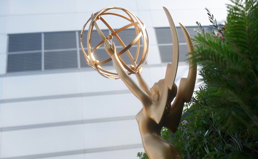 An Emmy statue, pictured during a press preview for the 78th Primetime Emmy Awards last week in Los Angeles.