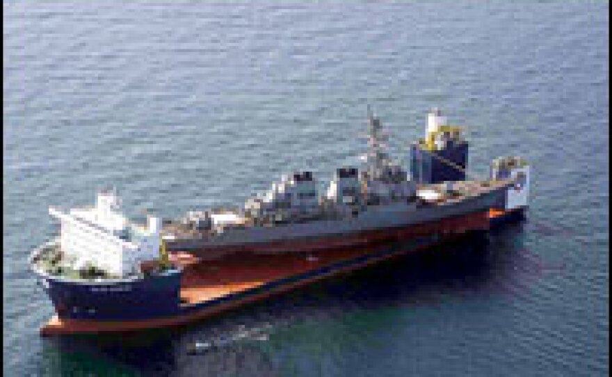In October 2000, the USS Cole was bombed by suspected terrorists in the port of Aden, killing 17 sailors. That attack haunts navy sailors who patrol the Gulf of Aden for threats, including pirates, says Lt. Cmdr. Alexis Beatrix, the captain of the French vessel Premier Maitre L'Her.