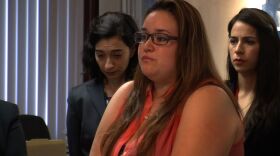 Aide Vasquez, a U.S. Citizen, says her husband, a Mexican national, was deported after Border Patrol agents pressured him to waive his rights and threatened him with long-term detention. 