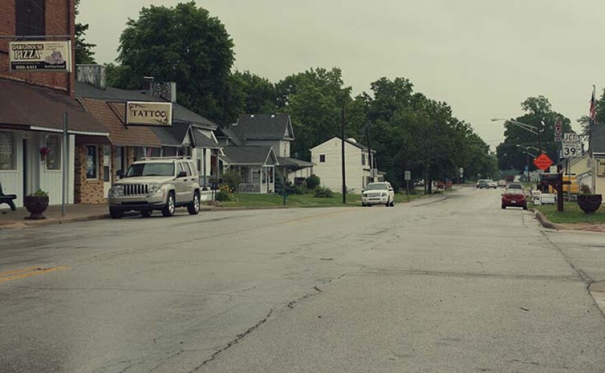 Main Street in Monrovia, Ind.
