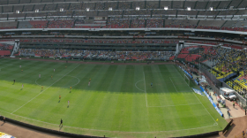A panorama of Estadio Azteca during a Club América match (Mexico City) vs Tecos (Guadalajara), Credit: Uwebart