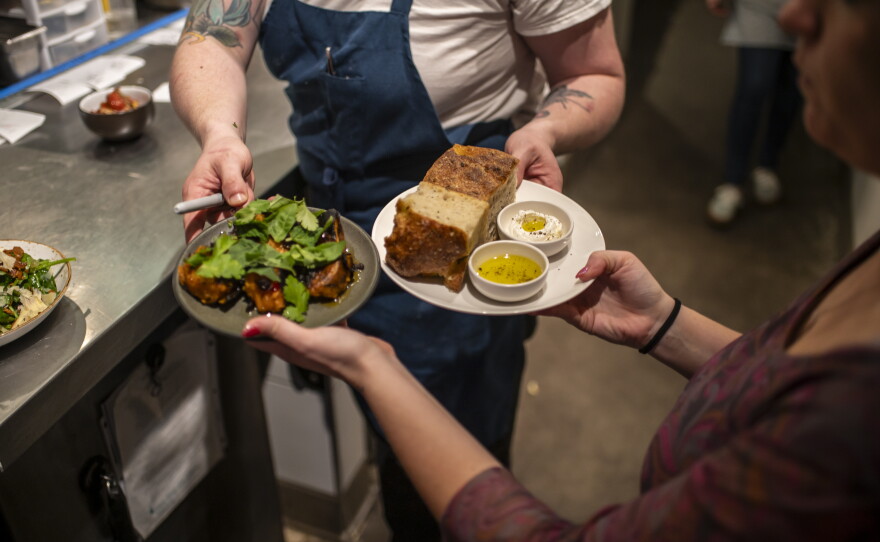 Since the pay-what-you-will promotion began, the normally slower weekday is seeing an average increase in traffic at the restaurant.