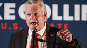 Georgia Republican U.S. Senate nominee Mike Collins is seen on June 16 in Jackson, Ga.
