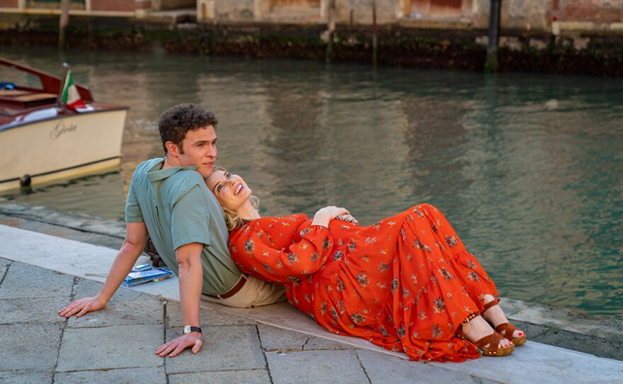 Iain De Caestecker as Younger Douglas and Gina Bramhill as Younger Connie in US On MASTERPIECE.