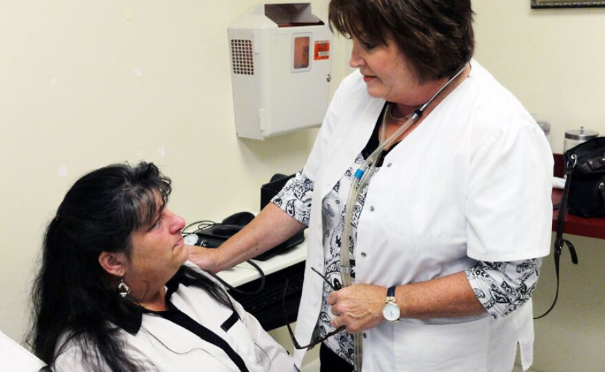This is Geraldine Mendoza’s last visit to the Good Samaritan Health Clinic in Greenville, Miss. This health center is closing after losing its funding, leaving the uninsured with no place to turn for medical care.