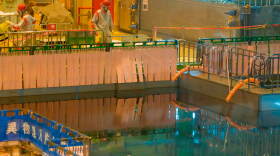FILE - The operation floor inside the Unit 6 reactor building is pictured during a media tour at Tokyo Electric Power Company Holdings' (TEPCO) Kashiwazaki-Kariwa nuclear power station in Kariwa Village, Niigata prefecture, Japan on Friday, May 1, 2026.