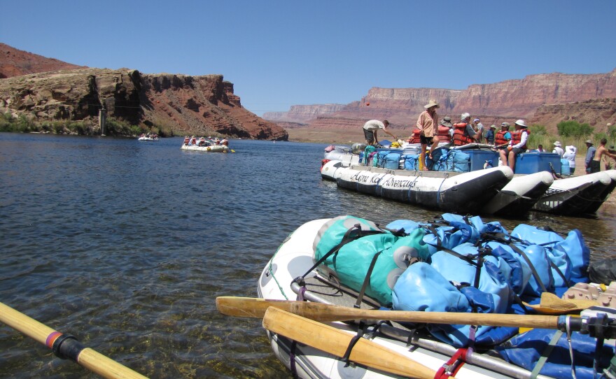 If the government shutdown lasts a month, as some suspect it will, Grand Canyon river outfitters estimate a total $1 million in lost revenue.