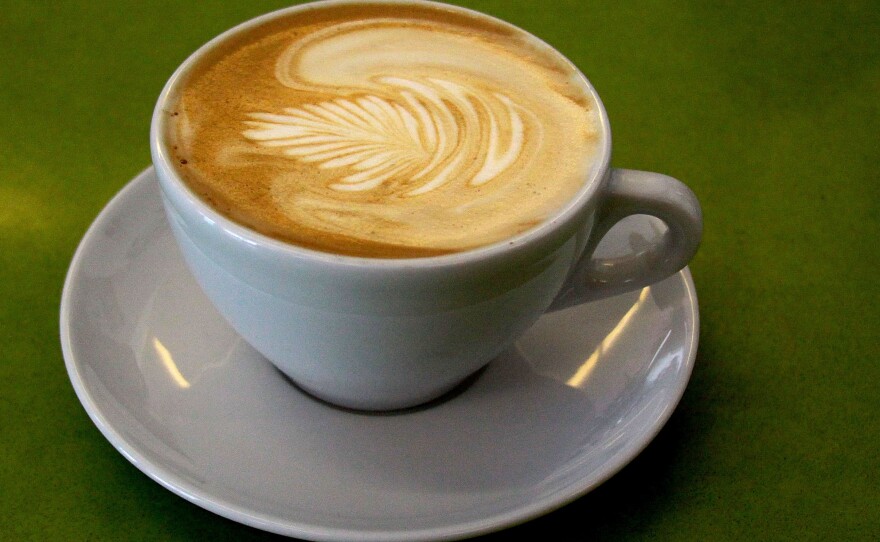 A latte at Café de Leche.