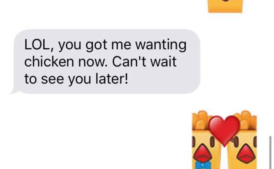 Burger King's Chicken Fries emoji would very much like to be part of your text conversation.