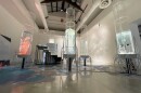 "Hollow Ocean 2048" by UC San Diego-based architect, artist, designer and researcher Pinar Yoldas is installed in Venice as part of the Venice Architecture Biennale 2021 on May 20, 2021.