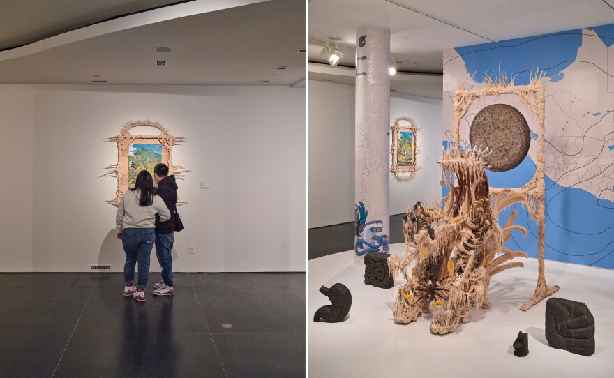 Artist Guadalupe Maravilla's show "Tierra Blanca Joven"