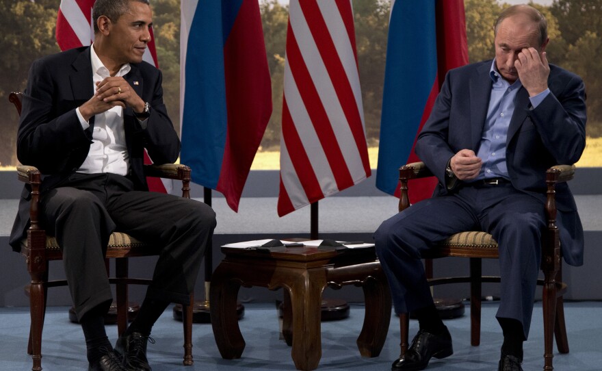 President Obama met with Russian President Vladimir Putin in Northern Ireland in June.