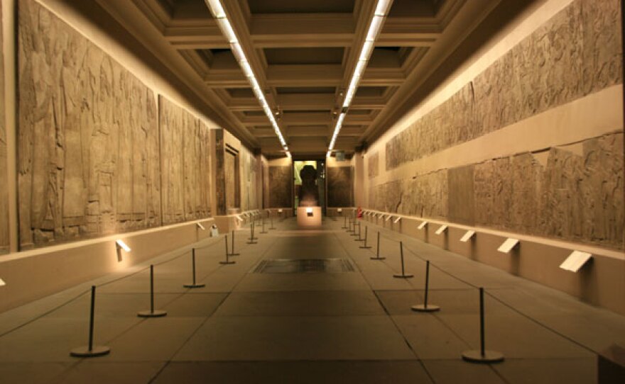 The Assyrian Gallery at the British Museum.